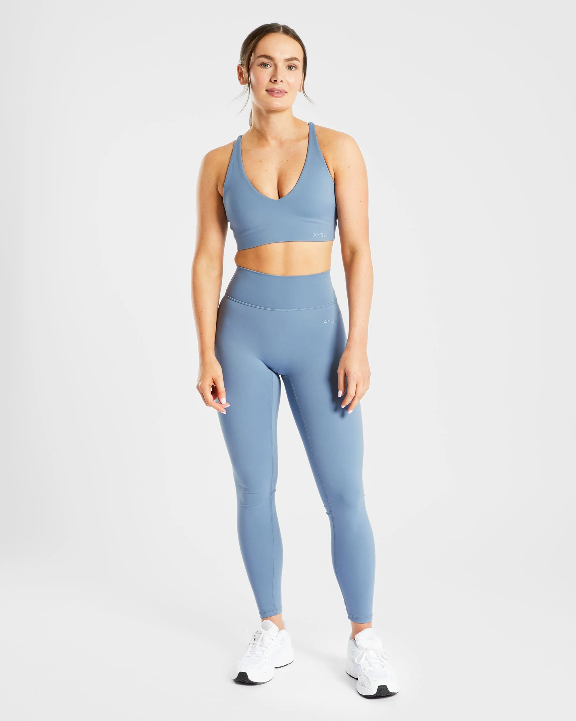 Staple Sports Bra - Slate Blue