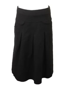 The Cue Wool Pleat Skirt