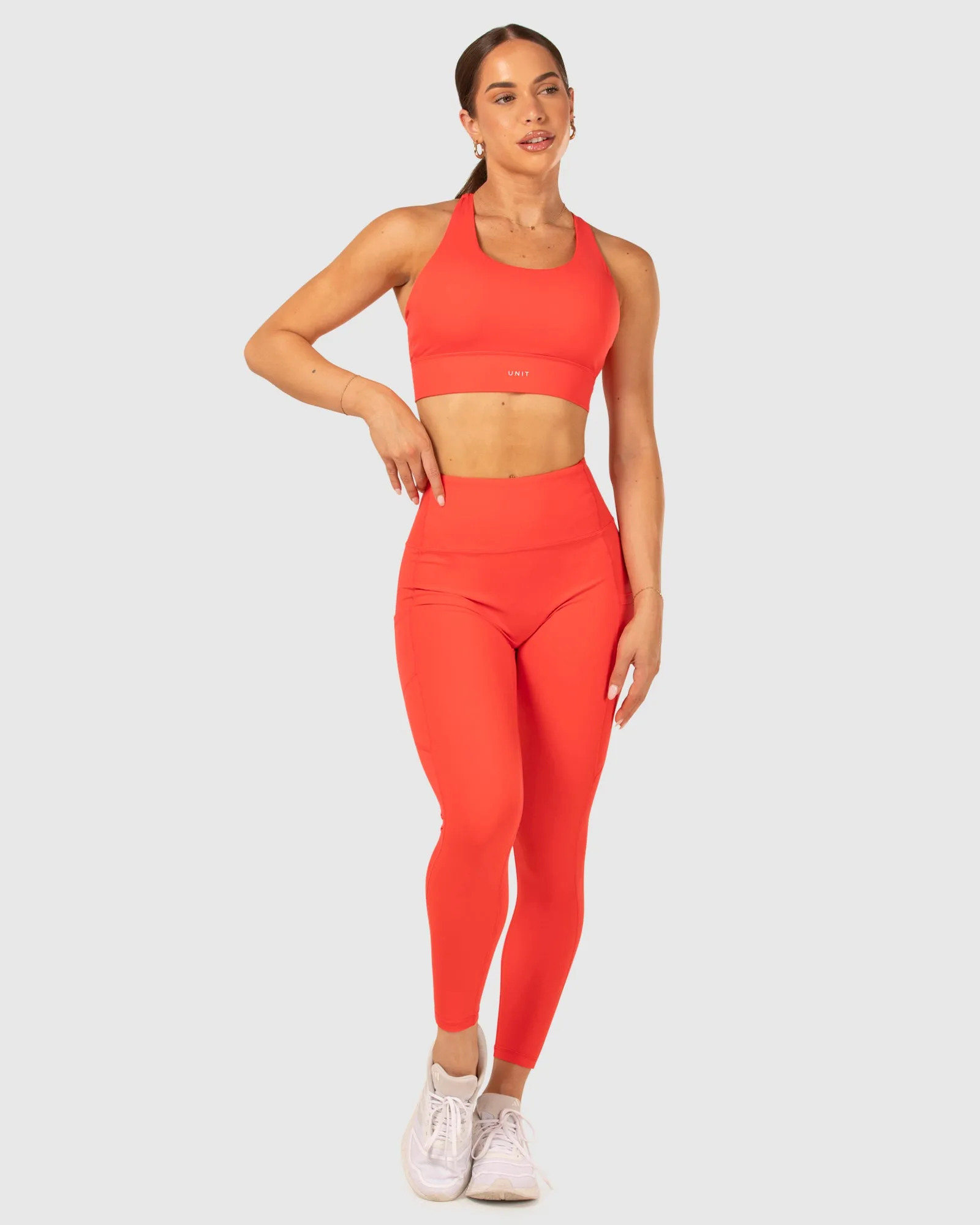 UNIT Ladies Energy Strap Activewear Sports Bra