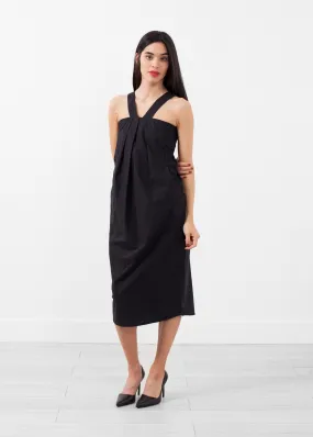 V-Strap Pocket Dress