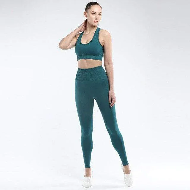 Venus Seamless Push Up Leggings & Top Set