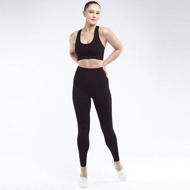 Venus Seamless Push Up Leggings & Top Set