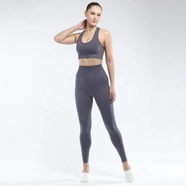 Venus Seamless Push Up Leggings & Top Set