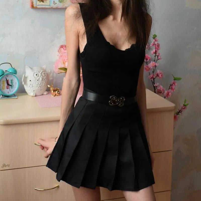 VenusFox Fashion high waist pleated Cosplay skirt