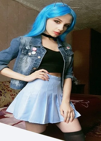 VenusFox Fashion high waist pleated Cosplay skirt